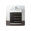 Livello 30" Free Standing Single Basin Vanity Set with Cabinet, Ceramic Vanity Top, and Medicine Cabinet - image 5