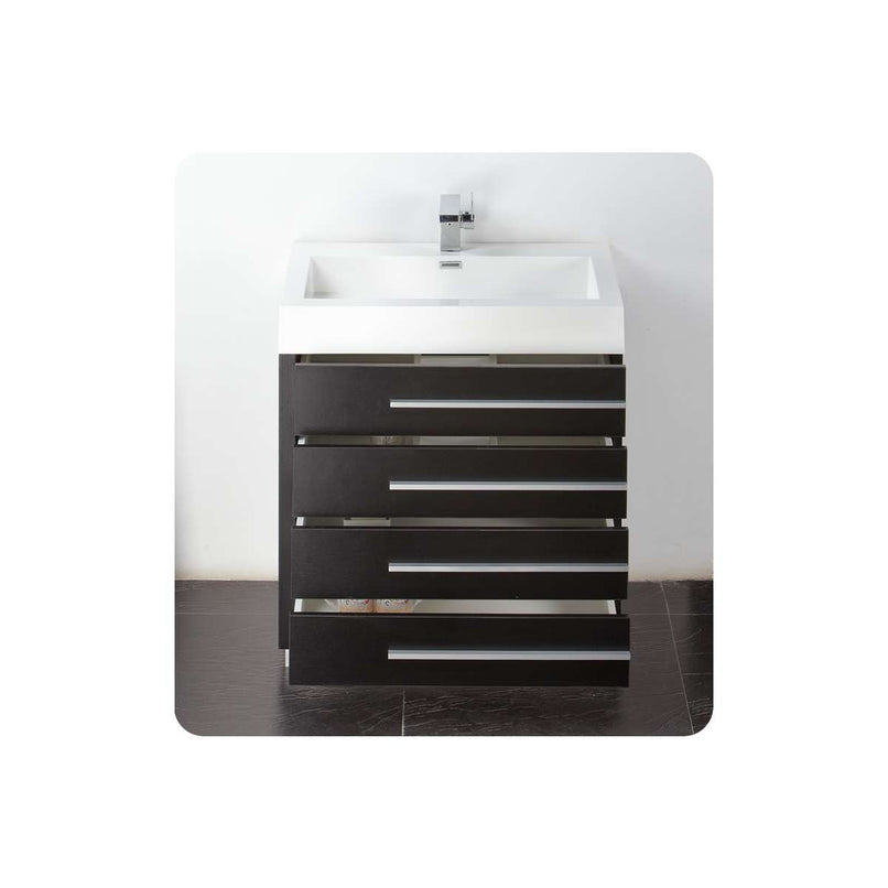Livello 30" Free Standing Single Basin Vanity Set with Cabinet, Ceramic Vanity Top, and Medicine Cabinet - image 6
