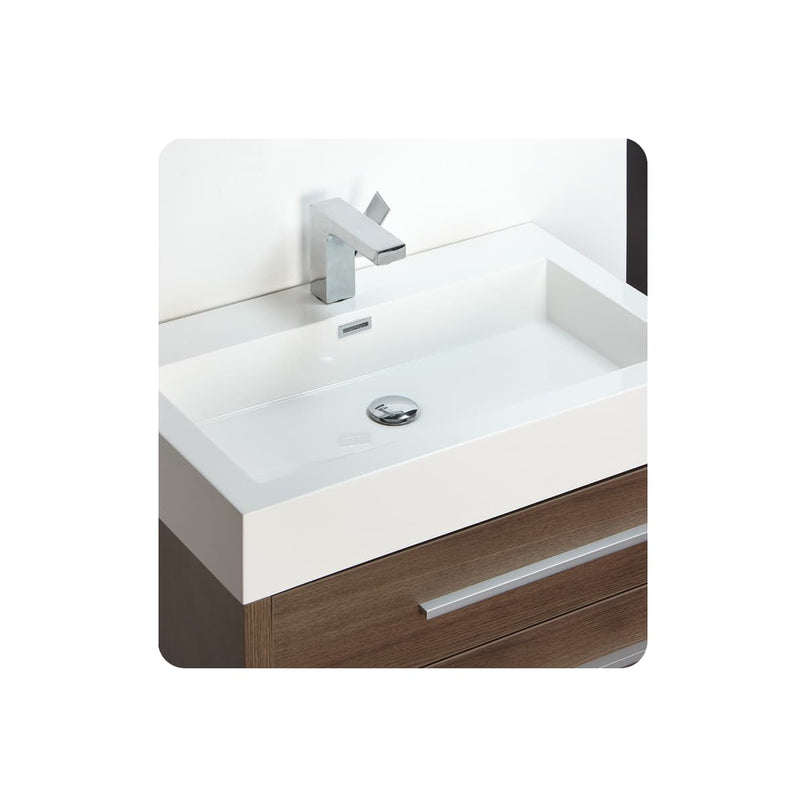 Livello 30" Free Standing Single Basin Vanity Set with Cabinet, Ceramic Vanity Top, and Medicine Cabinet - image 9