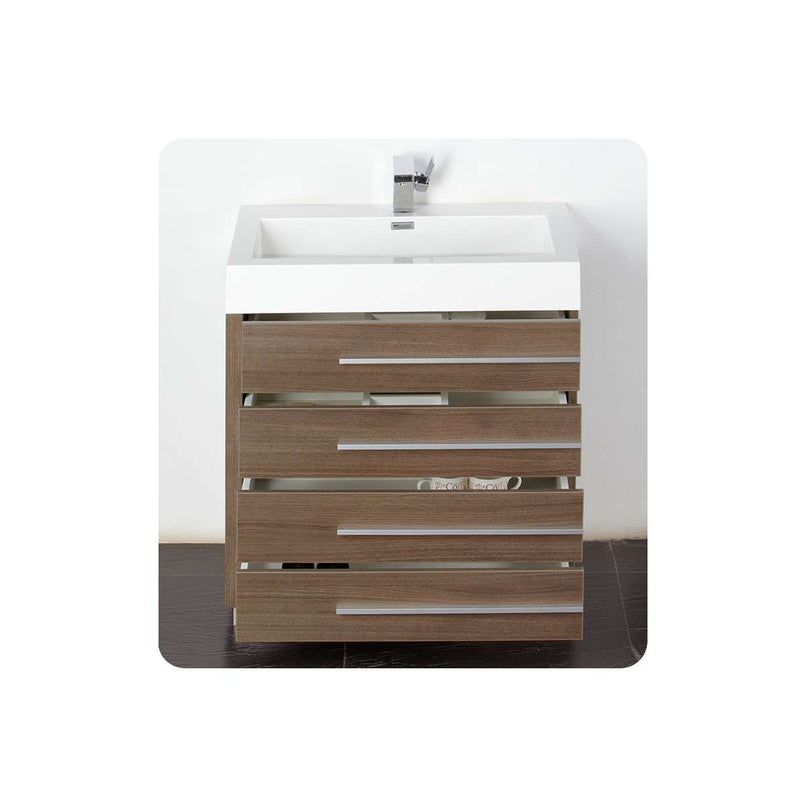 Livello 30" Free Standing Single Basin Vanity Set with Cabinet, Ceramic Vanity Top, and Medicine Cabinet - image 10