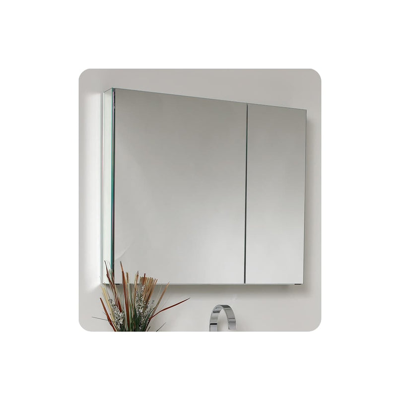 Vista 36" Wall Mounted Single Basin Vanity Set with Cabinet, Acrylic Vanity Top, and Medicine Cabinet - image 13