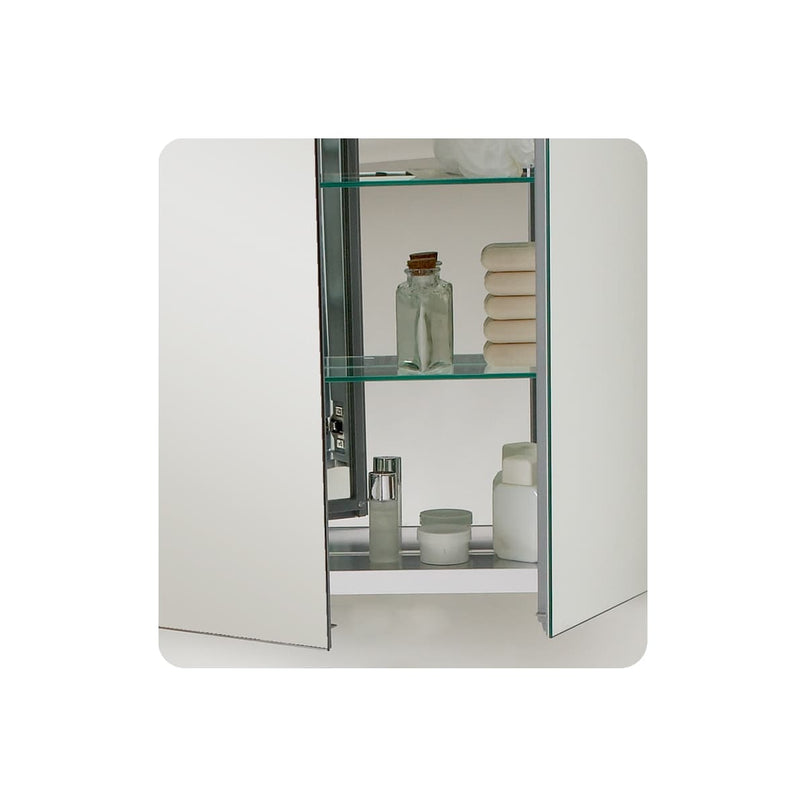 Vista 36" Wall Mounted Single Basin Vanity Set with Cabinet, Acrylic Vanity Top, and Medicine Cabinet - image 16