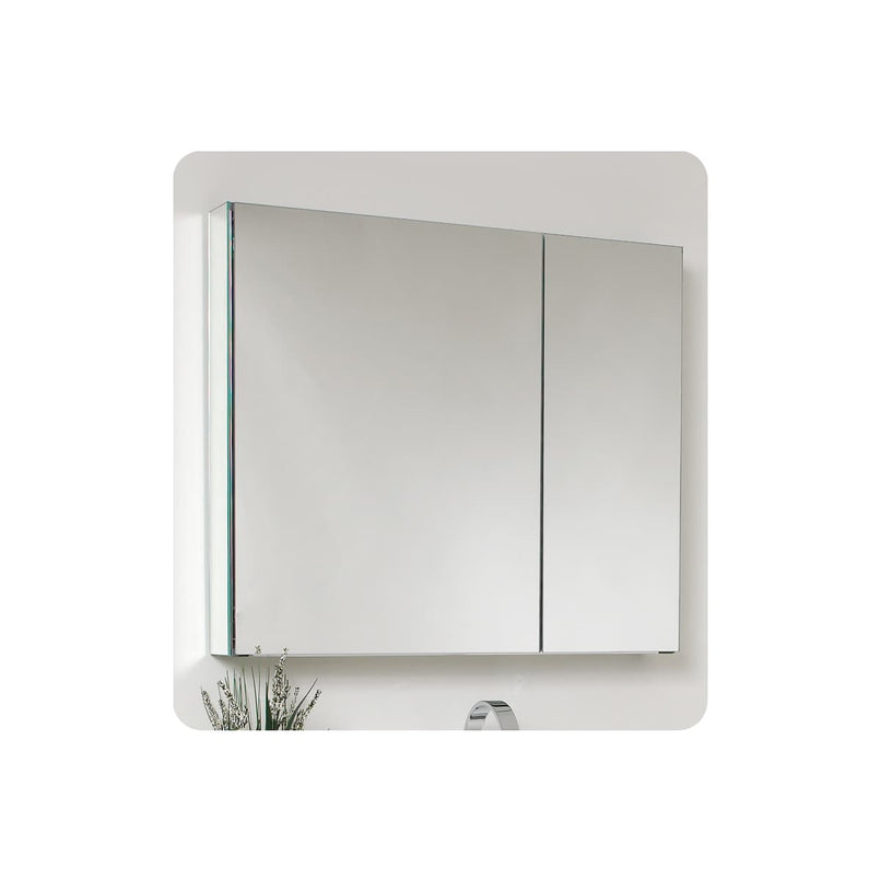 Vista 36" Wall Mounted Single Basin Vanity Set with Cabinet, Acrylic Vanity Top, and Medicine Cabinet - image 21