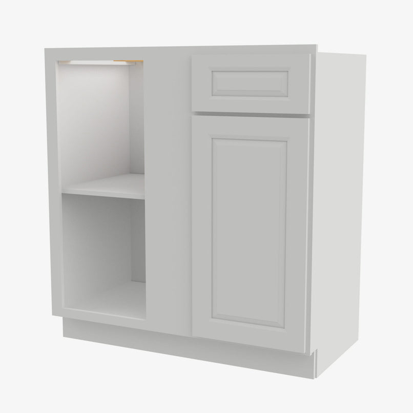 GW-BBLC45/48-42W Double Door 42 Inch Base Blind Corner Cabinets Cabinet | Gramercy White - image 1