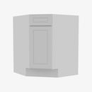 GW-BDCF36 Single Door Cabinets 36 Inch Base Diagonal Corner Sink & Cabinets Cabinet | Gramercy White - image 1