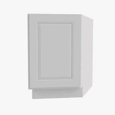 GW-BTC12R Single Door Cabinets 12 Inch Base Base Transitional Cabinet Right | Gramercy White - image 1