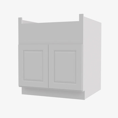 GW-FSB36B Double Door 36 Inch Farmhouse Sink Base Cabinet | Gramercy White - image 1