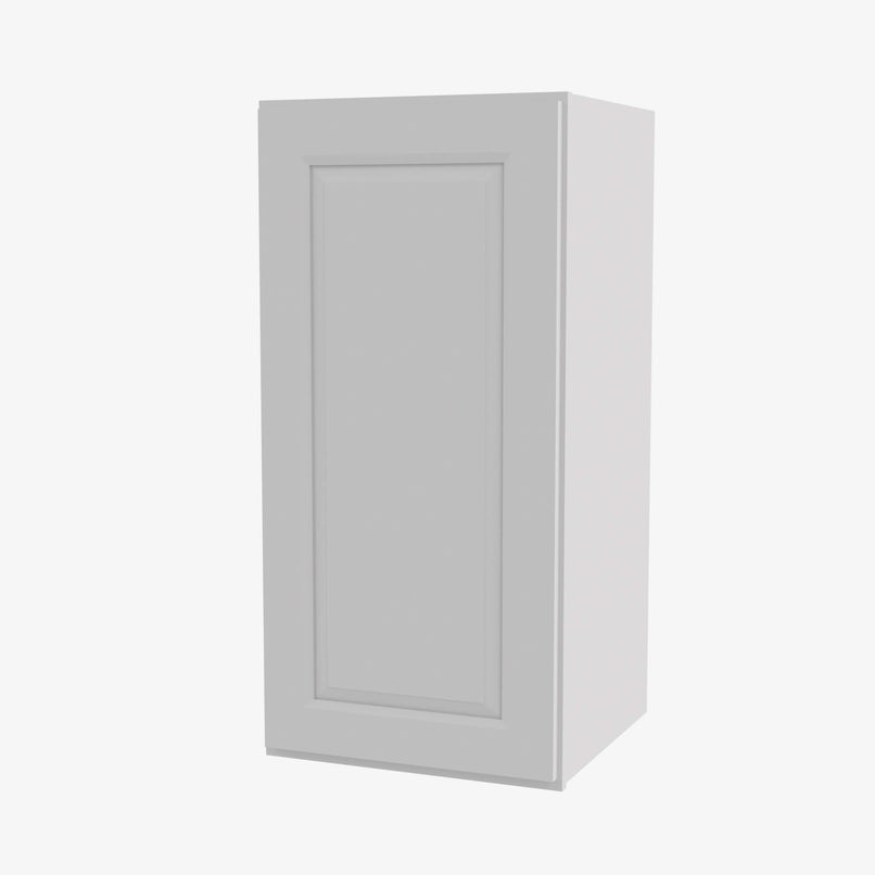 GW-W1830 Single Door Cabinets 18 Inch Wall Cabinet | Gramercy White - image 1