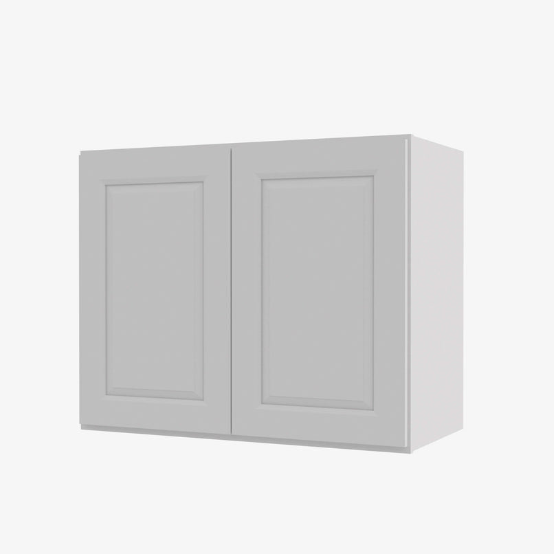 GW-W3042B Double Door 30 Inch Wall Cabinet | Gramercy White - image 1