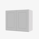 GW-W3342B Double Door 33 Inch Wall Cabinet | Gramercy White - image 1