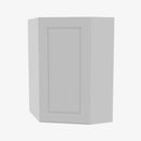 GW-WDC273615 Single Door Cabinets 27 Inch Wall Diagonal Corner Cabinet | Gramercy White - image 1