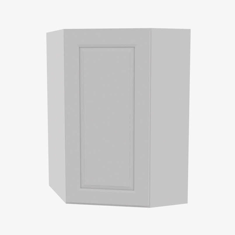 GW-WDC274215 Single Door Cabinets 27 Inch Wall Diagonal Corner Cabinet | Gramercy White - image 1