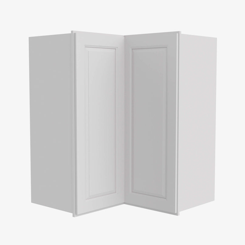 GW-WSQ2442 24 Inch Easy Reach Wall Corner Cabinet | Gramercy White - image 1