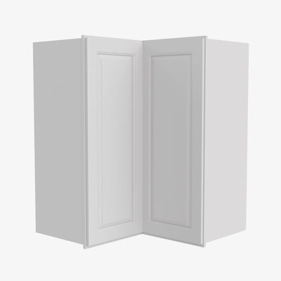 GW-WSQ2442 24 Inch Easy Reach Wall Corner Cabinet | Gramercy White - image 1