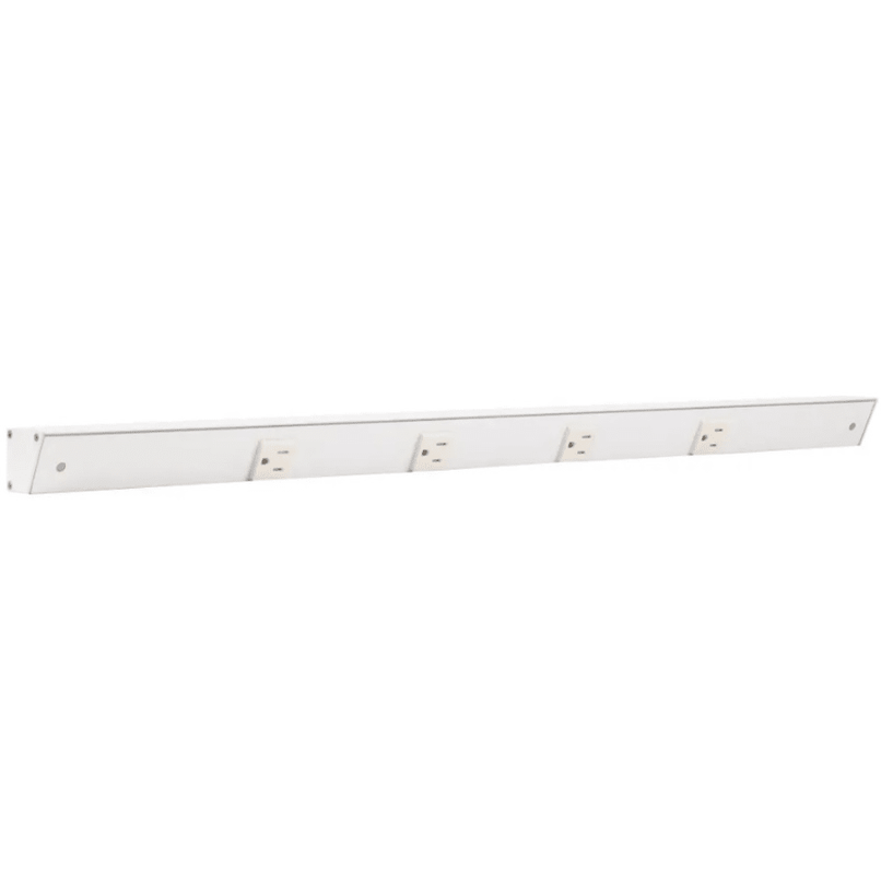 APT 30" Slim Angle 4 Outlet Under Cabinet 15 amp Power Strip - image 1