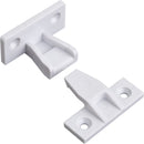 PAIR of 1-1/4 Inch Center to Center Push Fit Panel Connectors for False Fronts - image 1