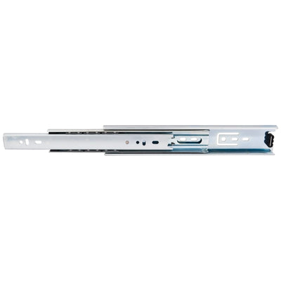 Pair of 303 Series 16" Full Extension Side Mount Ball Bearing Drawer Slides / Drawer Rails with 100 lb Weight Capacity - image 1