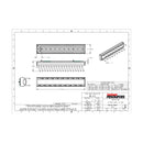 Closet System 14" Sliding Push Open Tie Rack Organizer with 18 Hooks - 100lb Bearing - image 2