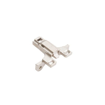 500 Series Clip On Mounting Plate with 3mm Height Adjustment for Concealed Euro Hinges - Single - image 1