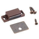 15 lb Single Magnetic Cabinet Door Catch with Strike Plate and Mounting Hardware - image 1
