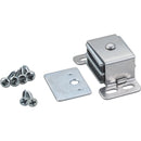 Screw On Double Magnetic Cabinet Door Catch with Strike Plate - Single - image 1