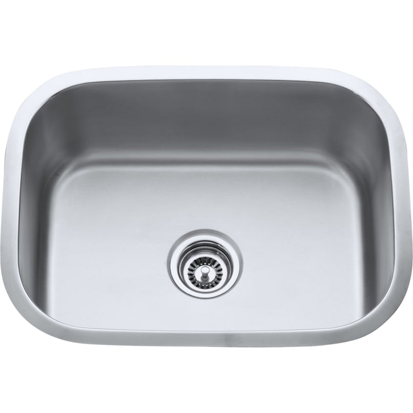 23-1/2"L x 17-3/4"W x 9"D Undermount Single Bowl 18 Gauge Stainless Steel Utility Laundry Sink - image 1