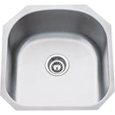 19-3/4" X 20-1/2" x 9"D - Undermount 18 Gauge Single Bowl Stainless Steel Utility / Laundry Sink - image 1