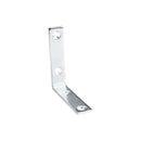 Single 2-1/2" x 2-1/2" Inch Angled Corner Brace Bracket for Cabinets, Shelves, Furniture - image 1