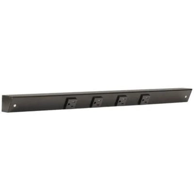 APT 24" Long Slim Angle 4 Receptacle Under Cabinet Power Strip - Left Wire - image 1
