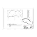 Pull Out 2 Tier Blind Corner Kitchen Cabinet Organizer for 21 Inch Cabinet Opening - Right of the Blind - image 2