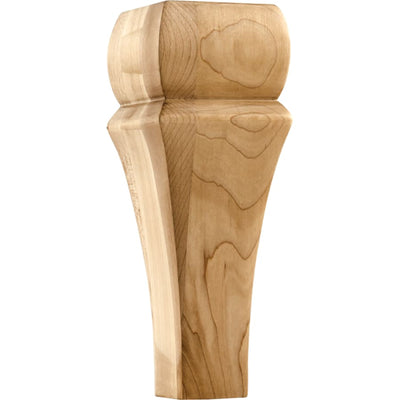 Bun Foot with Decorative Styling, 8"H x 3" Square - FINAL SALE - image 1