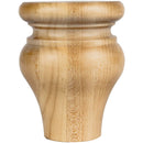 Bun Foot with Tulip Styling, 4-1/2"H x 3-1/2"D - image 1