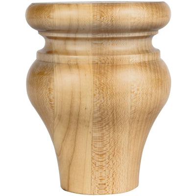 Bun Foot with Tulip Styling, 4-1/2"H x 3-1/2"D - image 1