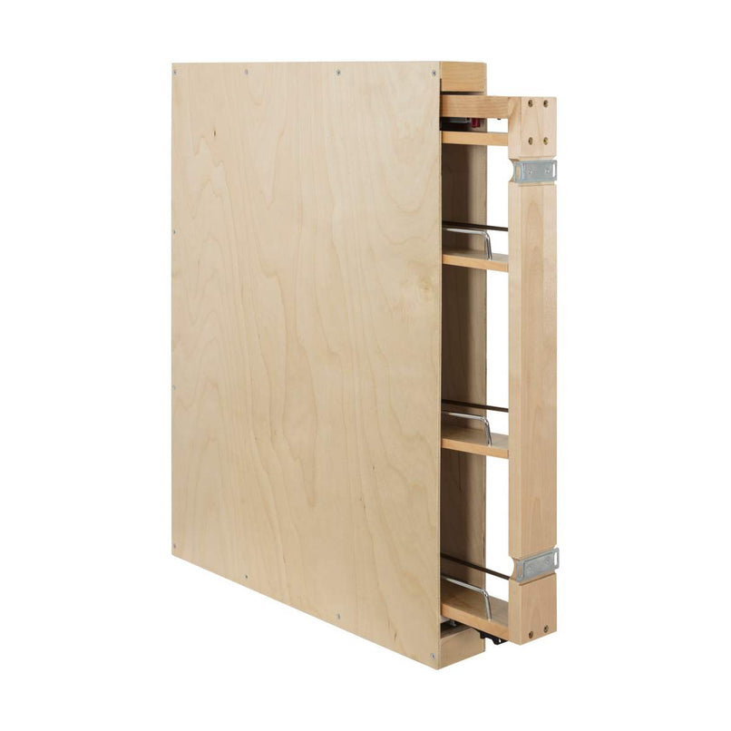 No Wiggle 3" Wide  Base Cabinet Pull Out Organizer Between Cabinet Filler with Soft Close Slides and Adjustable Shelves - image 3