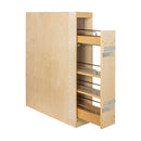 6" Wide Base Cabinet Pull Out Filler with Soft Close Slides and Adjustable Shelves - image 3