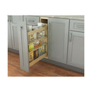 6" Wide Base Cabinet Pull Out Filler with Soft Close Slides and Adjustable Shelves - image 2