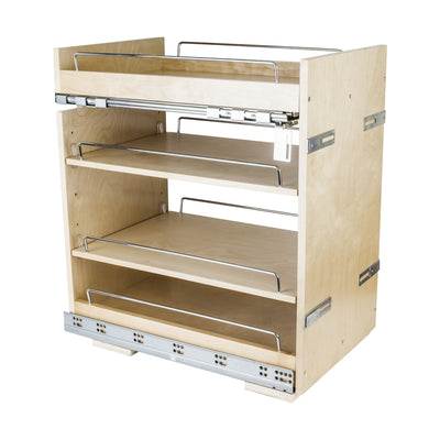 14" No Wiggle Soft Close Base Cabinet Pull Out Shelves for 18" Base Cabinets - image 1