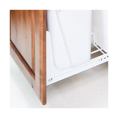 Cabinet Door Mounting Kit for CAN-EBM Pullout Waste Containers - Bins Not Included - image 1