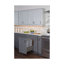 CAN-MDB Series Bottom Mount Double Bin Trash Can Pull Out with Soft-Close Slides - 35 Quart Capacity - image 2