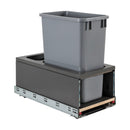 CAN-MDB Series Bottom Mount Single Bin Trash Can Pull Out with Soft-Close Slides - 35 Quart Capacity - image 1