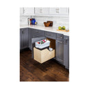 12" Bottom Mount Single Bin Pull Out Trash Can with Full Extension and Soft Close Slides for 35 Quart Bins - Included - image 3