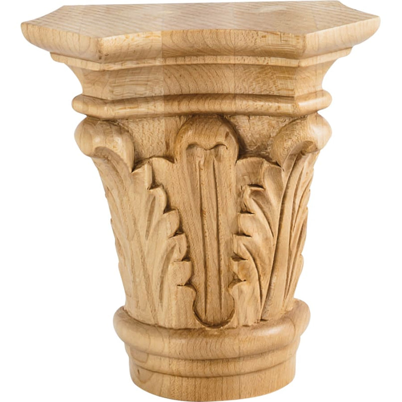 Capital with Acanthus Styling, 4-3/8"H x 4-3/4"W x 2-1/8"D - image 1