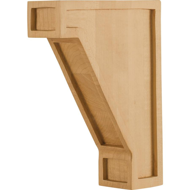2" W x 6" D x 8" H White Oak Mission Arts and Crafts Corbel - image 1