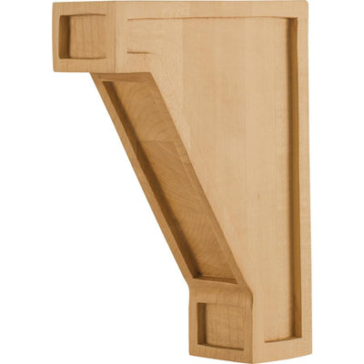 2" W x 6" D x 8" H White Oak Mission Arts and Crafts Corbel - image 1
