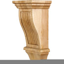 Corbel with Renaissance Reed Styling, 10"H x 5"W x 4"D - image 1