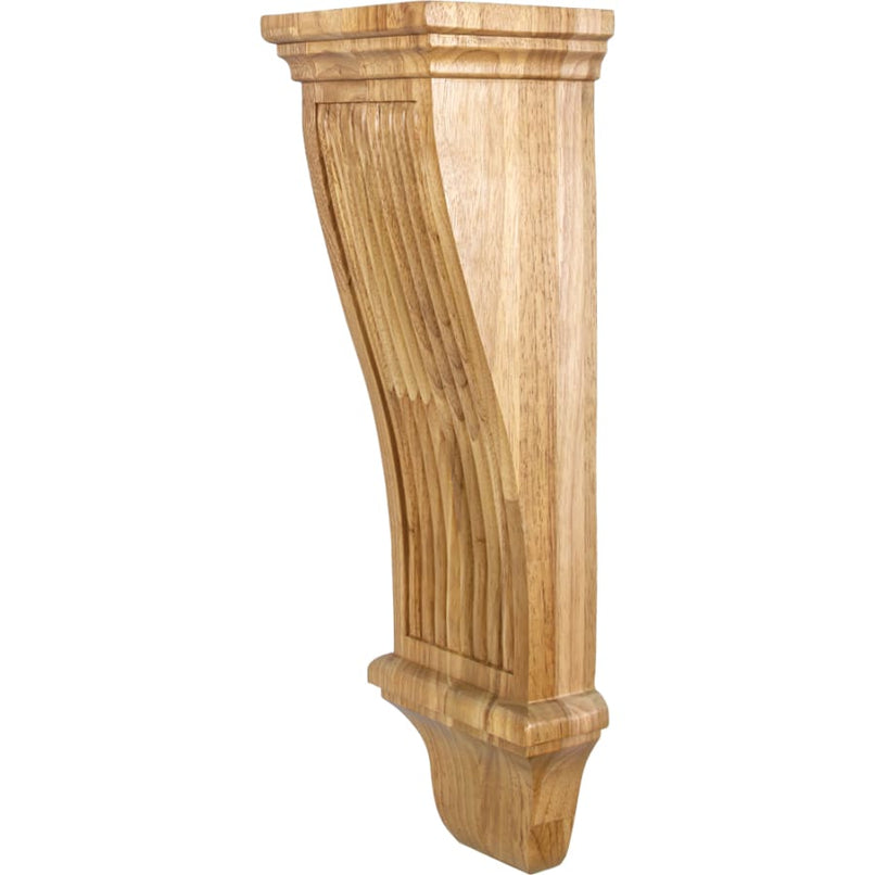 Corbel with Renaissance Reed Styling, 22"H x 7"W x 6"D - image 1