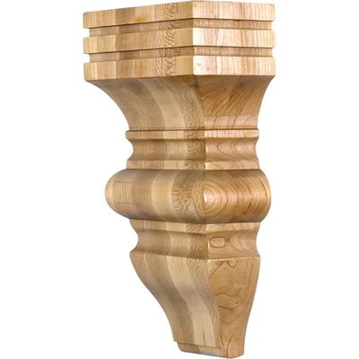Corbel with Baroque Styling, 10"H x 5"W x 3"D - image 1