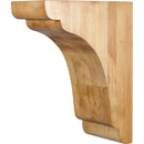 Minimalist Solid Wood Corbel Shelf Bar Counter Bracket - 12"H x 5"W x 9"D - image 1