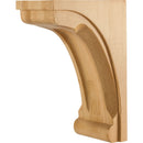 Corbel with Scooped Center and Edge Styling, 12"H x 5"W x 8"D - image 1