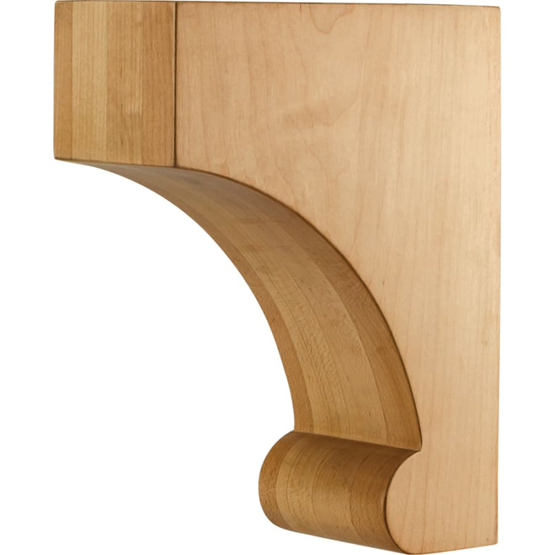 Corbel with Bullnose Base Styling, 8"H x 3"W x 6"D - image 1